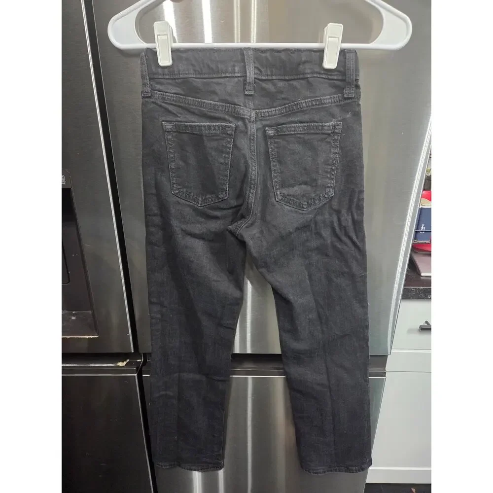 Black Straight Flex Jeans - Old Navy - 10